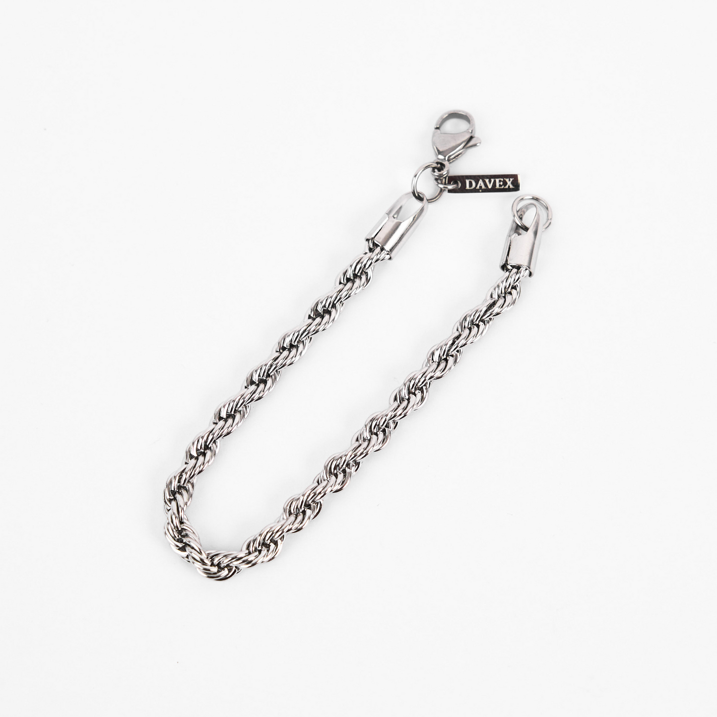 Rope Bracelet (Silver) 5mm