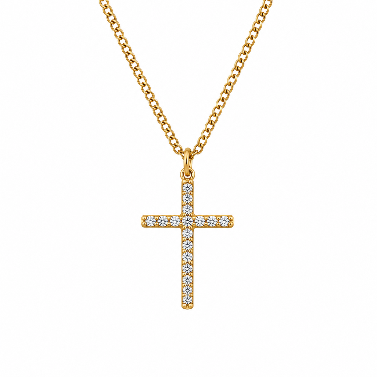 Diamond Cross Necklace