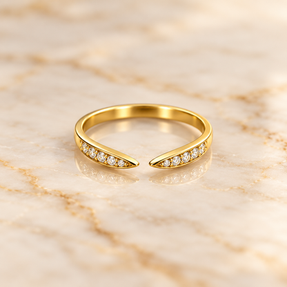 Sparkle Open Ring