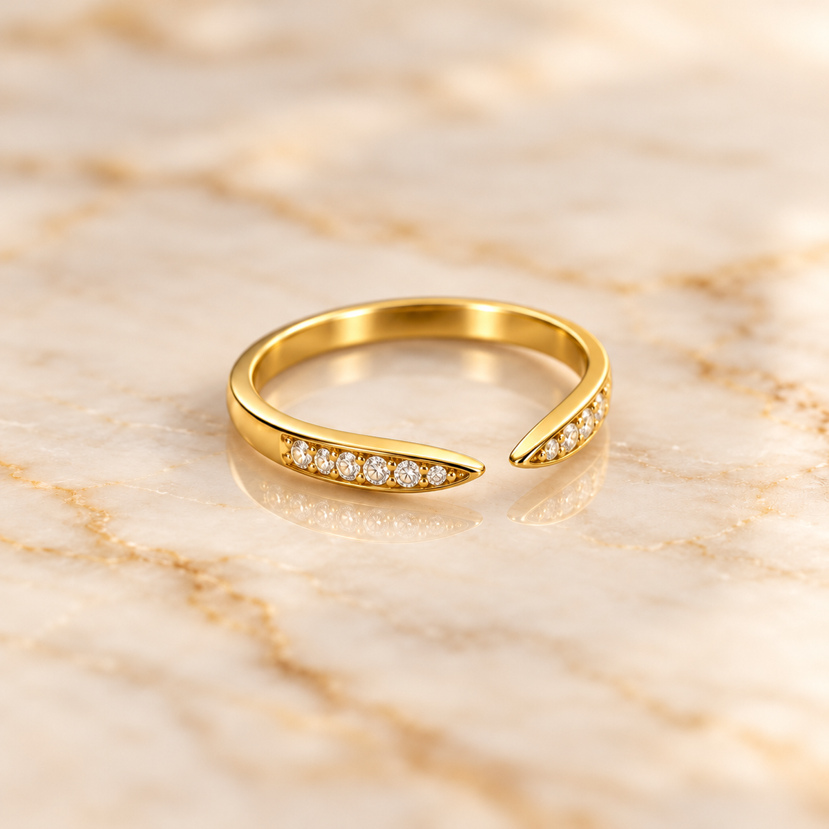 Sparkle Open Ring