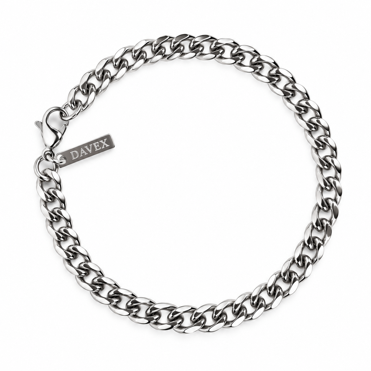 Cuban Bracelet (Silver) 5mm