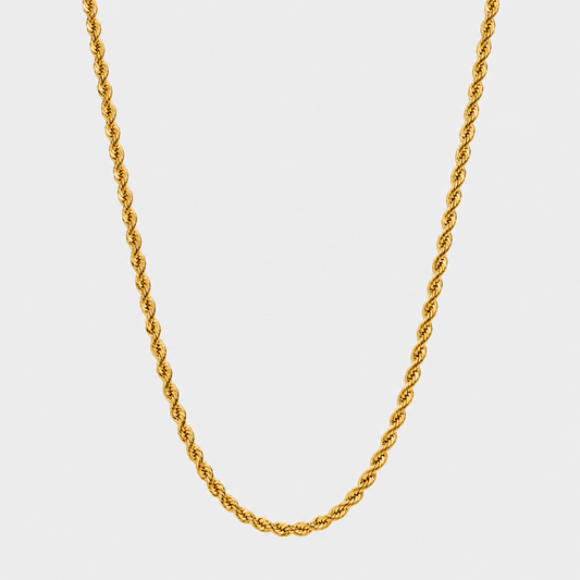Rope Chain (Gold) 3mm