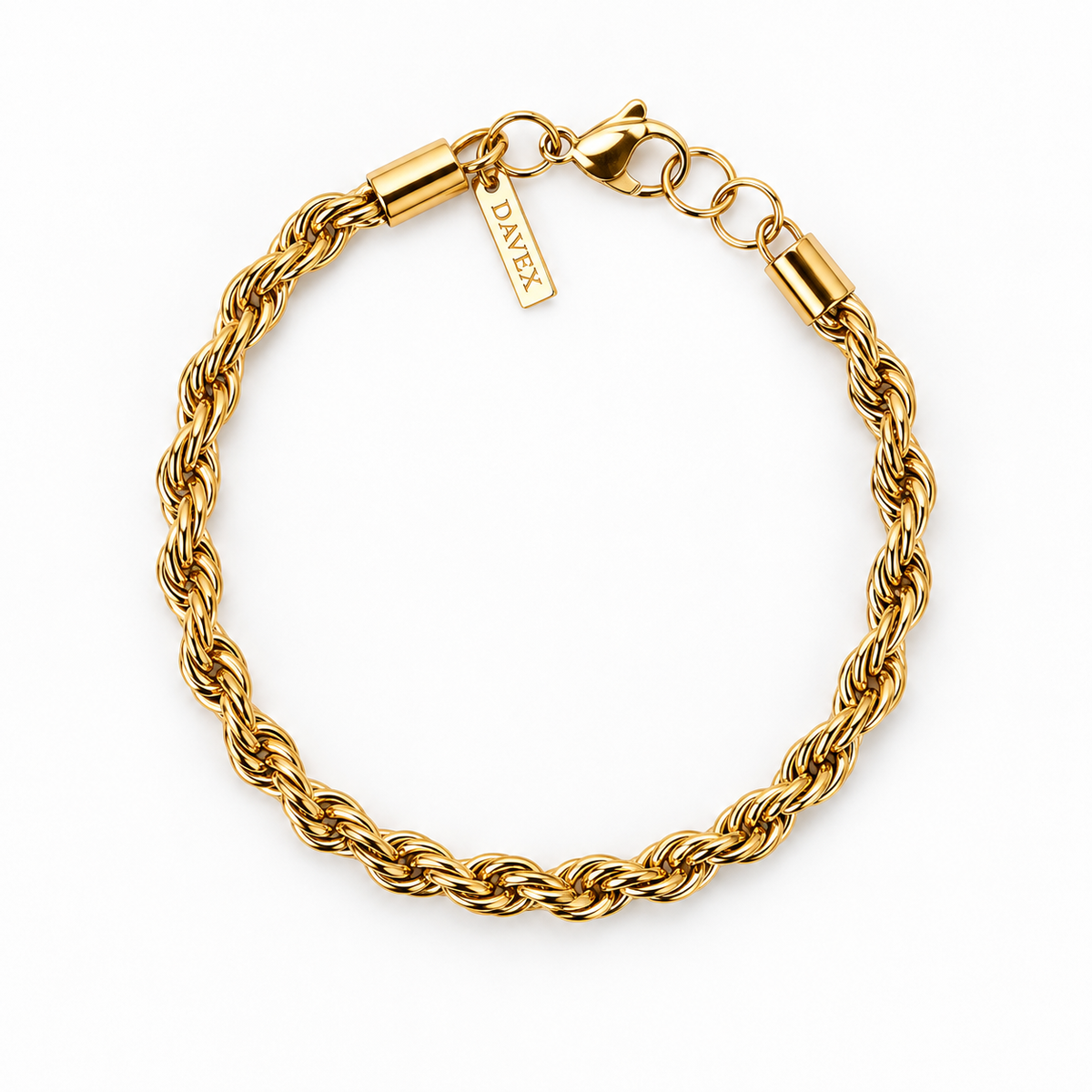 Rope Bracelet (Gold) 5mm