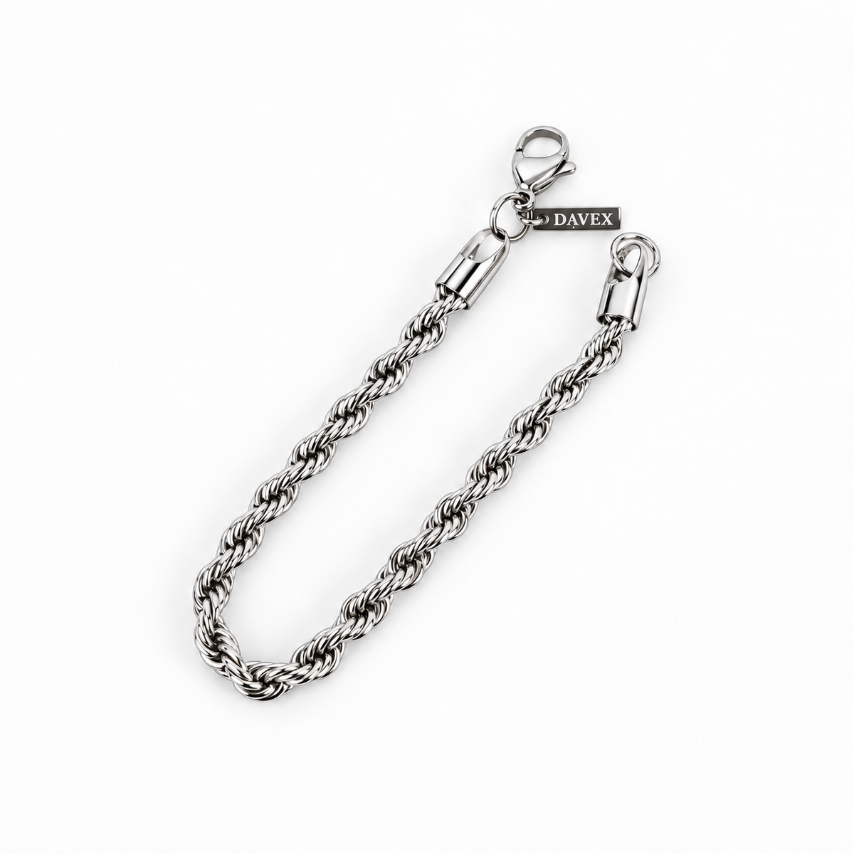 Rope Bracelet (Silver) 5mm