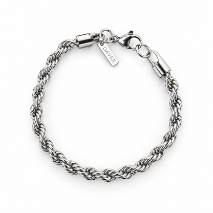 Rope Bracelet (Silver) 5mm