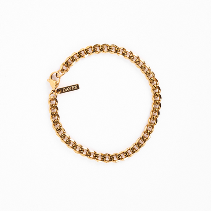 Cuban Bracelet (Gold) 5mm