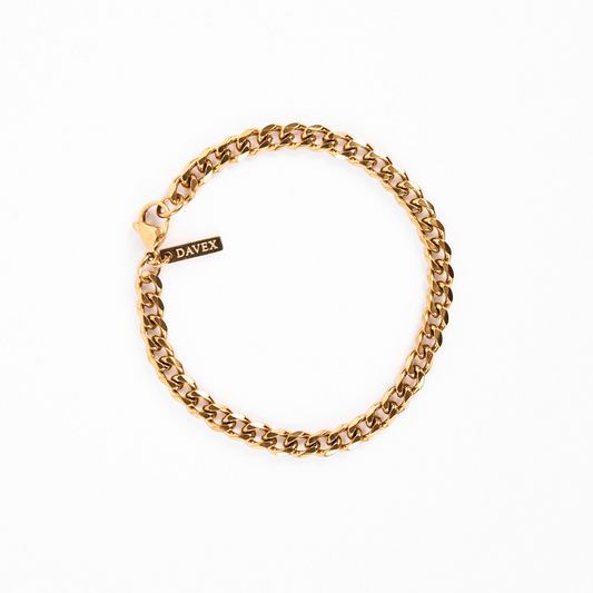 Cuban Bracelet (Gold) 5mm