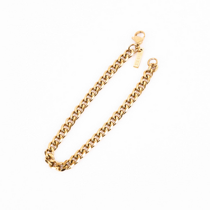 Cuban Bracelet (Gold) 5mm