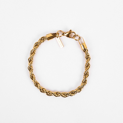 Rope Bracelet (Gold) 5mm