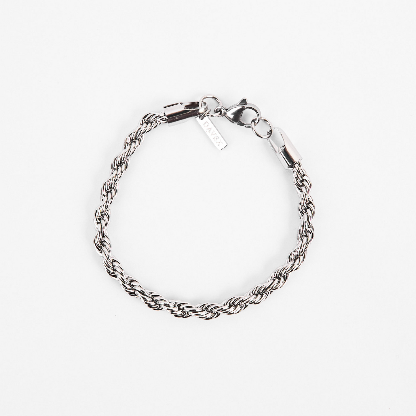 Rope Bracelet (Silver) 5mm