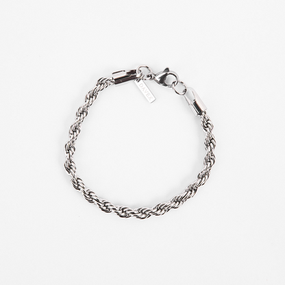 Rope Bracelet (Silver) 5mm
