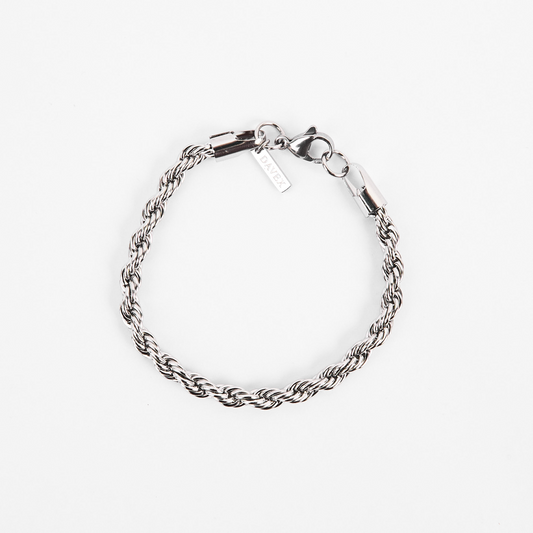 Rope Bracelet (Silver) 5mm