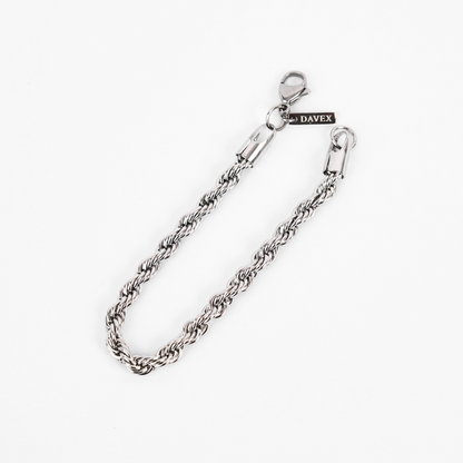 Rope Bracelet (Silver) 5mm