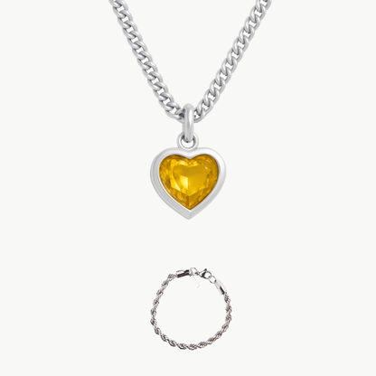 Birthstone Set (Silver)