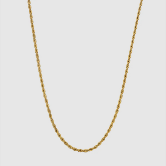 Rope Chain (Gold) 3mm